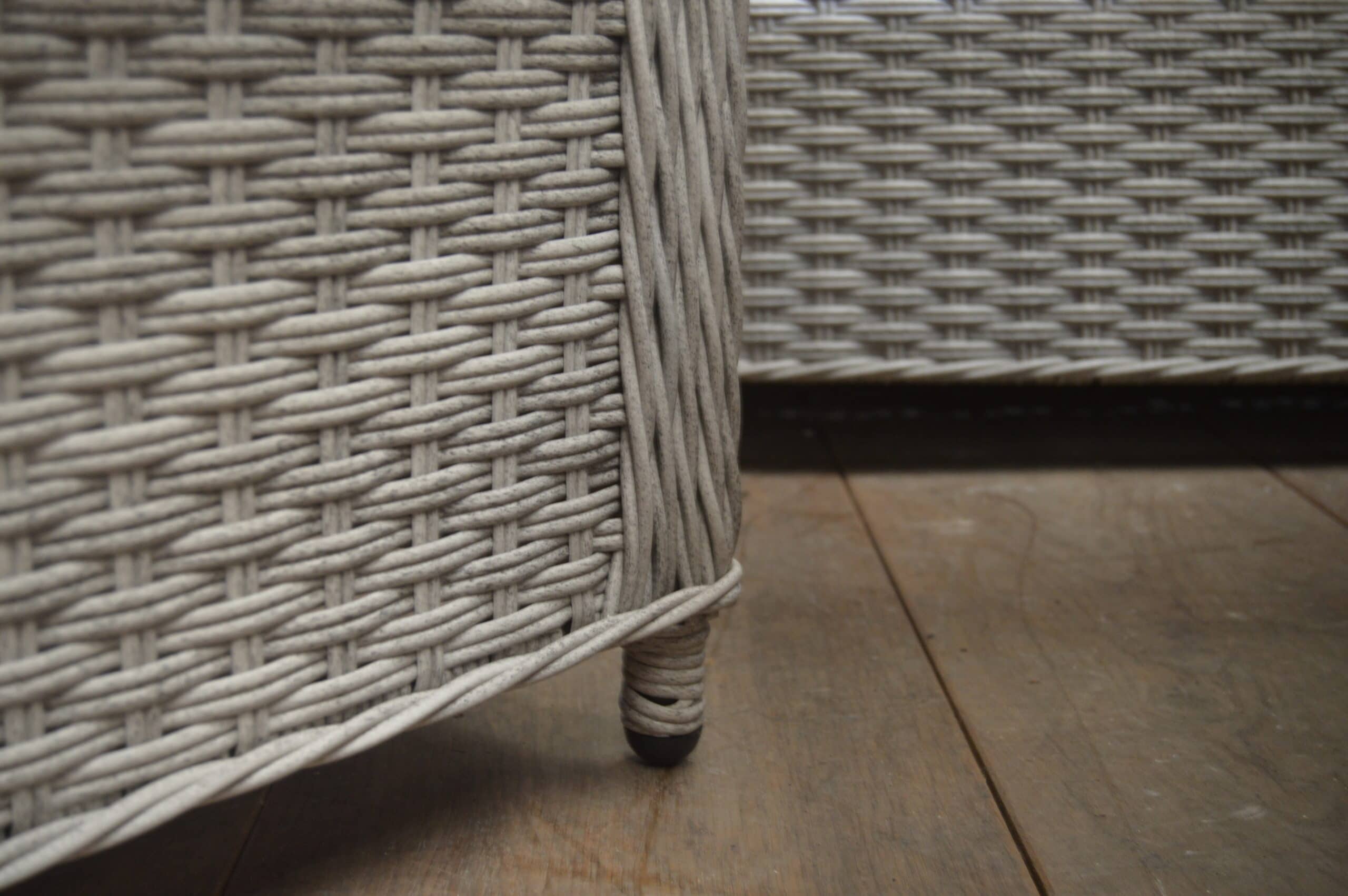 Sofa Patio Dining Lounge Set With Rising Table - Grey Rattan