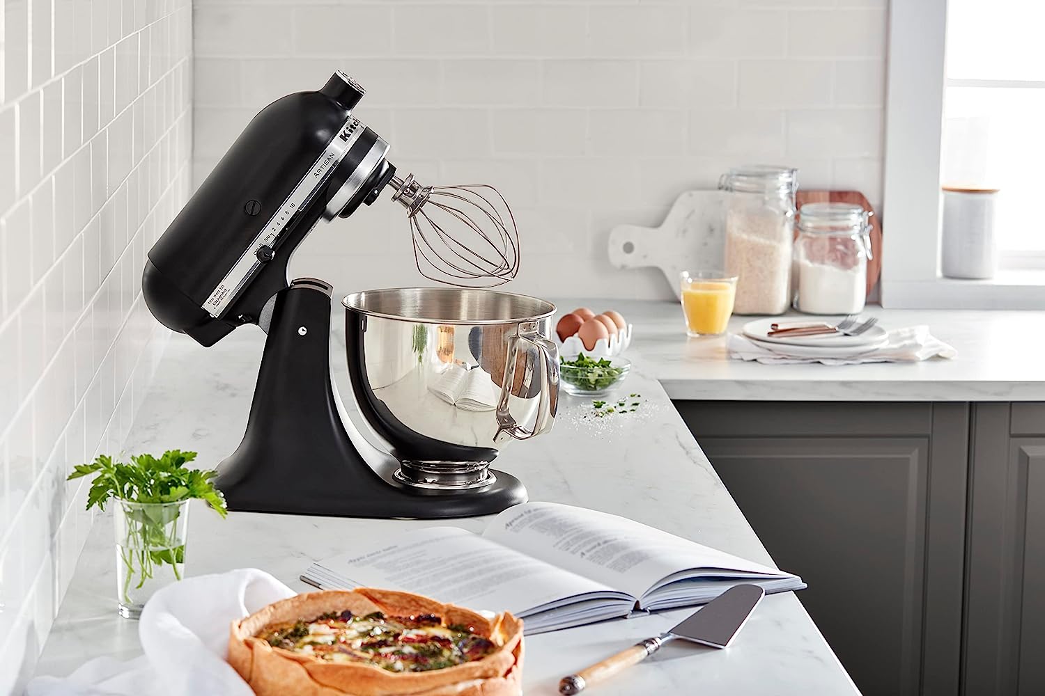 KitchenAid Artisan Series 5-Quart Tilt-Head Stand Mixer - KSM150PS, Milkshake