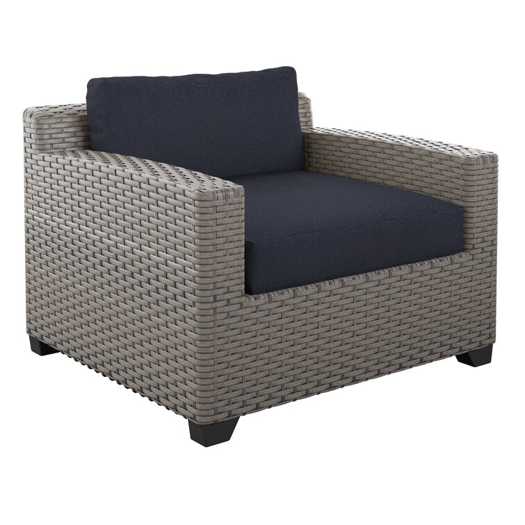 Merlyn High-Density Polyethylene (HDPE) Wicker 5 - Person Seating Group with Cushions