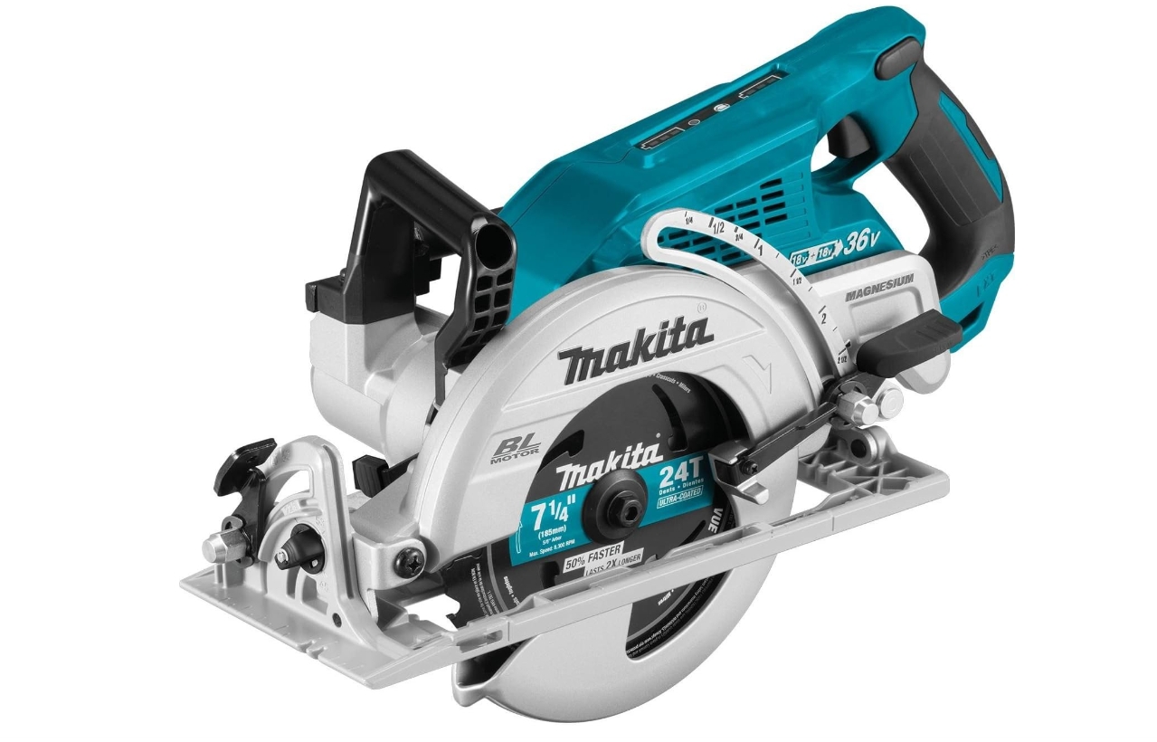 Makita XSR01PT 36V (18V X2) LXT Brushless Rear Handle 7-14″ Circular Saw Kit (5 (1).