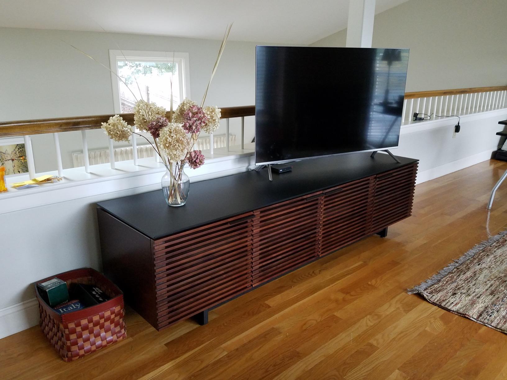 【Furniture】BDI Corridor 8177 Triple-Width Media Console with Drawer, Charcoal