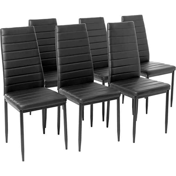 IDS Online Modern Style with Black PU Leather Dining Side Chair